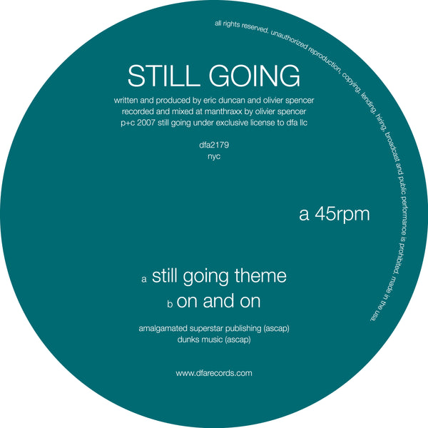 Still Going - Still Going Theme 12"