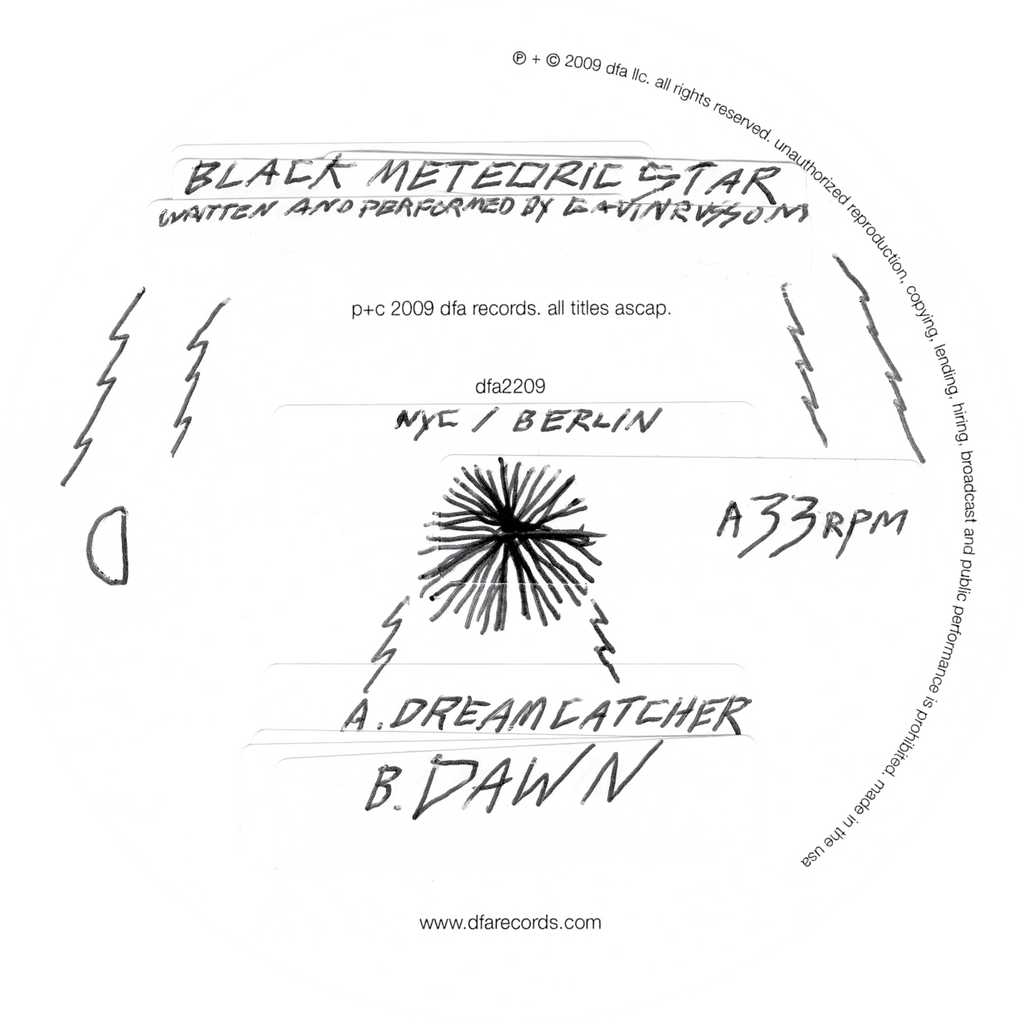 Black Meteoric Star - Dreamcatcher b/w Dawn 12"