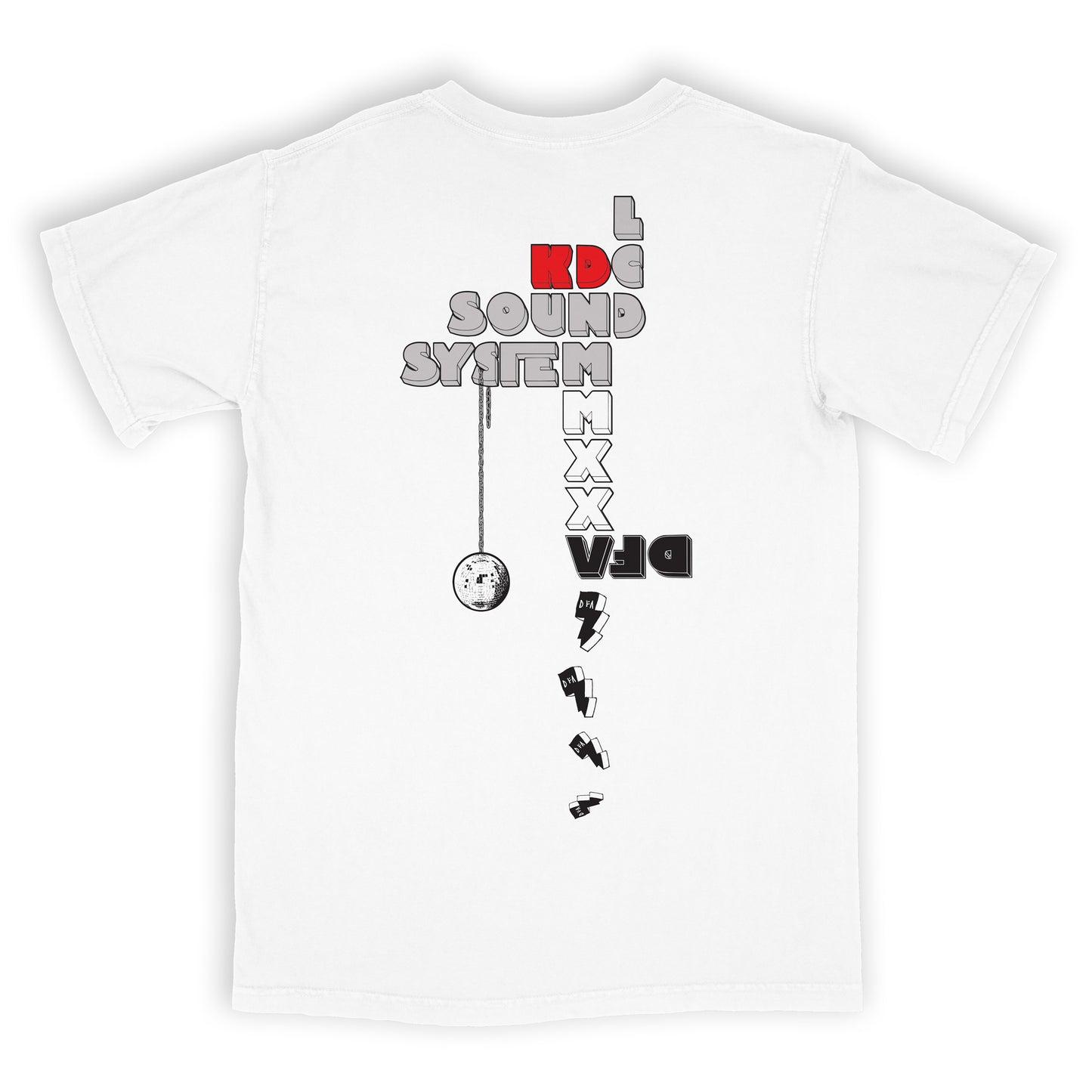 LCD Soundsystem Knockdown Center 2025 White T-Shirt