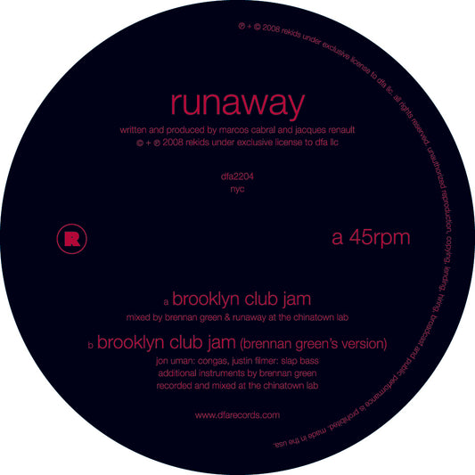 Runaway - Brooklyn Club Jam 12"