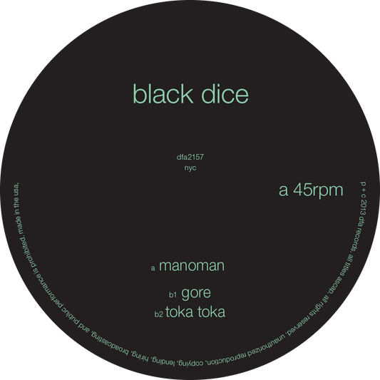 Black Dice - Manoman 12"