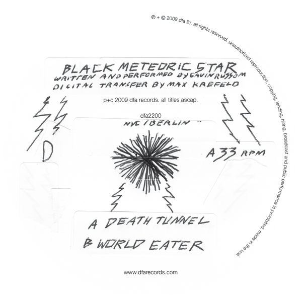 Black Meteoric Star - Death Tunnel b/w World Eater 12"