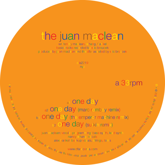 The Juan Maclean - One Day 12"