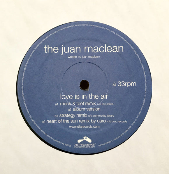 The Juan Maclean - Love is in the Air 12"