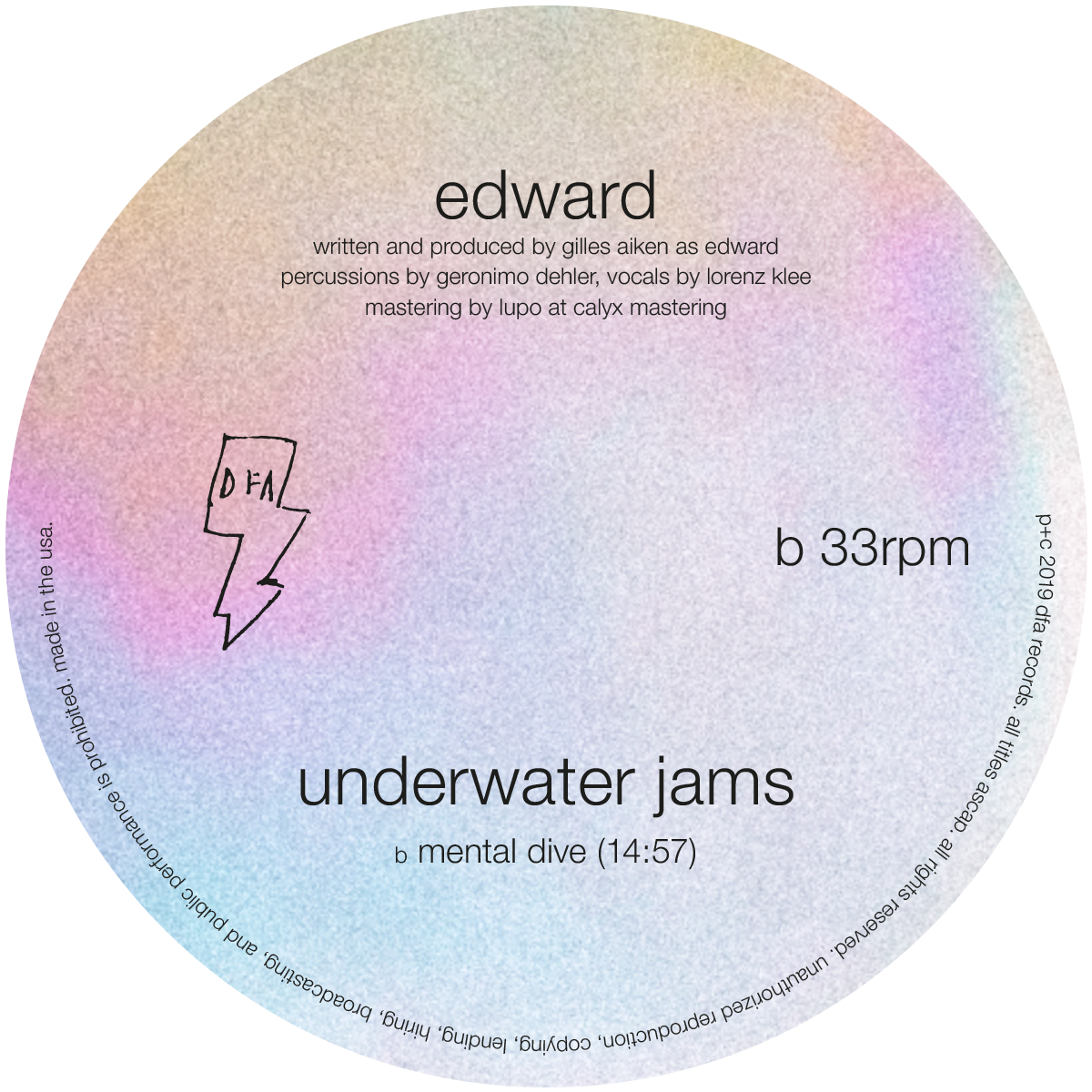 Edward - Underwater Jams 12"
